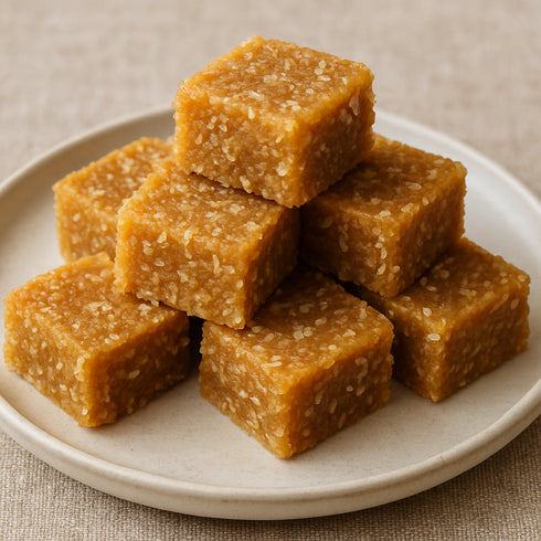 Mithos Jaggery Coconut Burfi