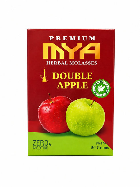 Premium MYA Double Apple Flavor Herbal Hookah Molasses