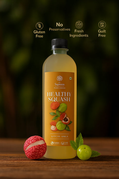 Supreem Super Foods Litchi Amla Squash+ Apple Cinnamon Spread 200 gms