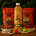 Supreem Super Foods Litchi Amla Squash + Ragi Millet Chips (Pack of 2)