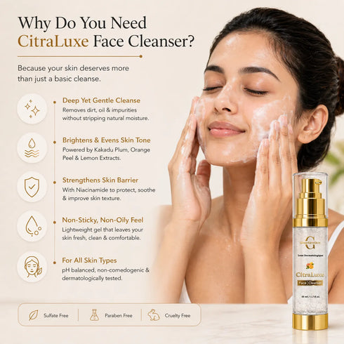 GlowBareSkin Citra Luxe Face Cleanser Kakadu Plum Mousse de Puret