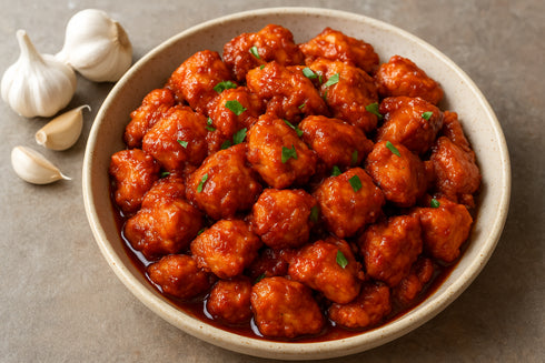 Mithos Andhra Chicken Pickle(Boneless) with garlic