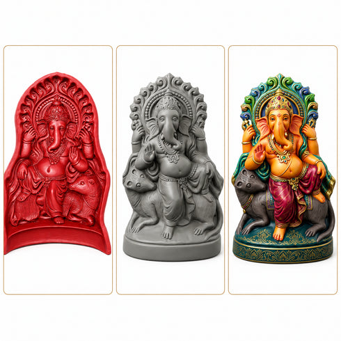 Ganesh Mold For Making Idols B37
