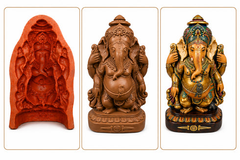 Ganesh Mold For Making Idol B57