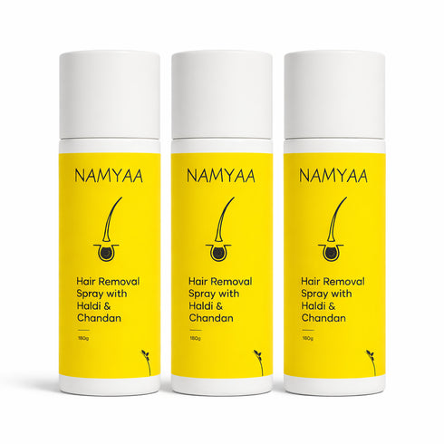 Namyaa Skincare Hair Removal Spray with Haldi Chandan