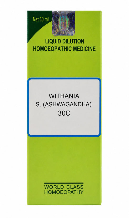 SBL Withania S (Ashwagandha) Dilution 30 CH