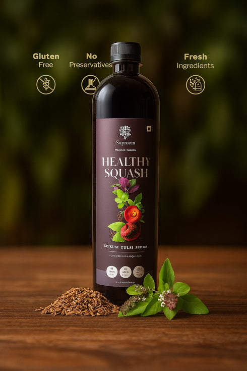 Supreem Super Foods Kokum Tulsi Jeera Squash + Strawberry Spread 200 gms