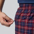 XYXX Checkmate Combed Cotton Pyjamas Autumn Maroon