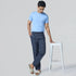 XYXX Checkmate Combed Cotton Pyjamas Midnight Blue