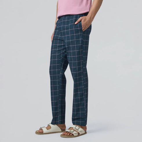 XYXX Checkmate Combed Cotton Pyjamas Pink Pop