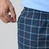 XYXX Checkmate Combed Cotton Pyjamas Vivid Blue