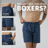 XYXX Checkmate Combed Cotton Boxer Shorts Midnight Blue