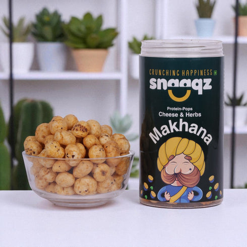 SNAAQZ Cheese & Herbs Makhana