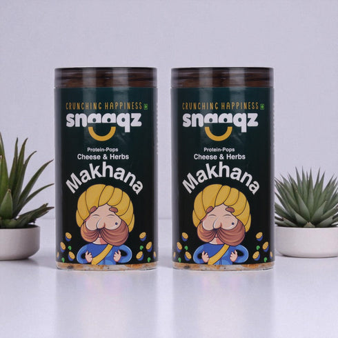 SNAAQZ Cheese & Herbs Makhana