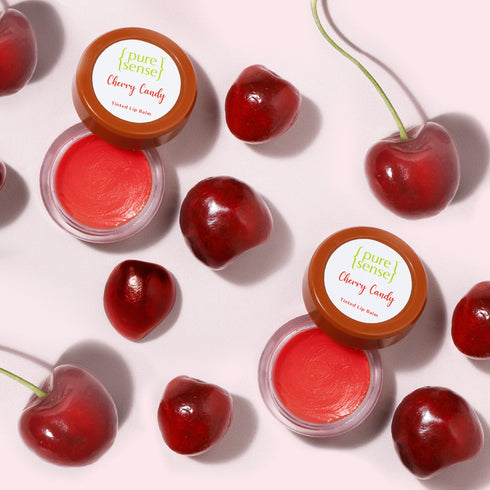 PureSense Cherry Candy Tinted Lip Balm combo | From the makers of Parachute Advansed