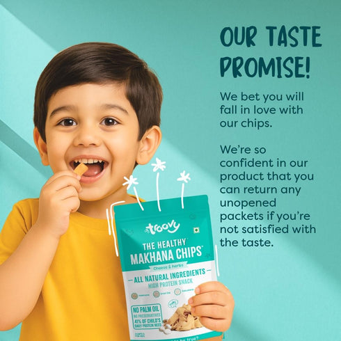 Troovy The Healthy High|Protein Makhana Chips