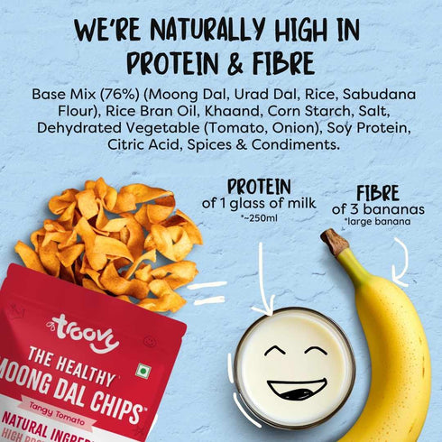 Troovy The Healthy High Protein Moong Dal Chips
