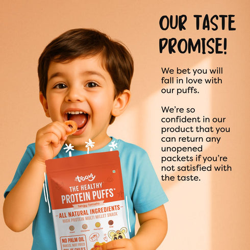 Troovy The Healthy High Protein Puffs| Tangy Tomato