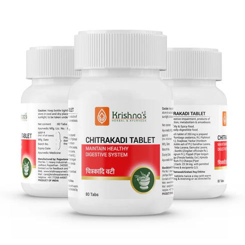 Krishna'S Herbal And Ayurveda Chitrakadi Vati
