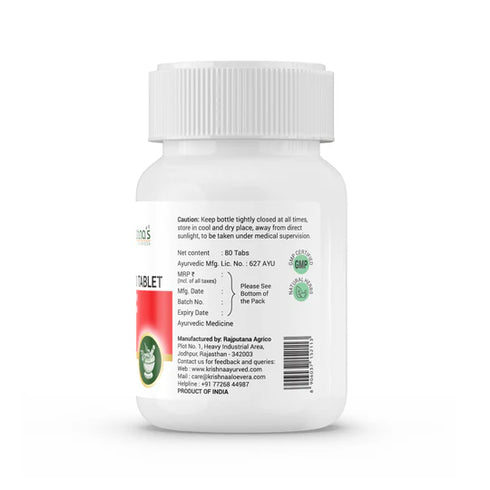 Krishna'S Herbal And Ayurveda Chitrakadi Vati