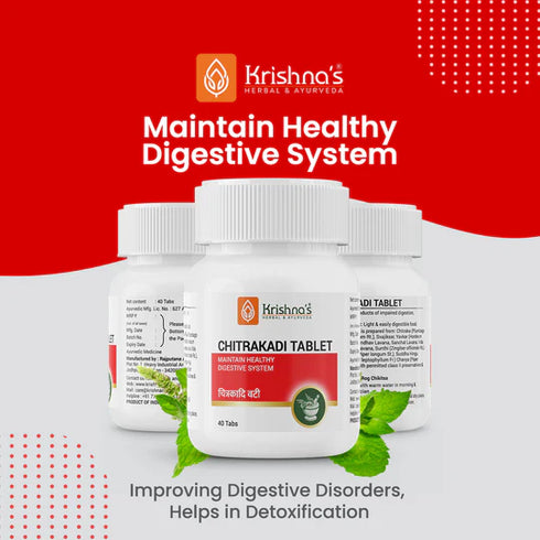 Krishna'S Herbal And Ayurveda Chitrakadi Vati