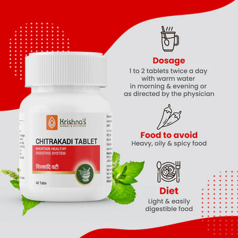 Krishna'S Herbal And Ayurveda Chitrakadi Vati