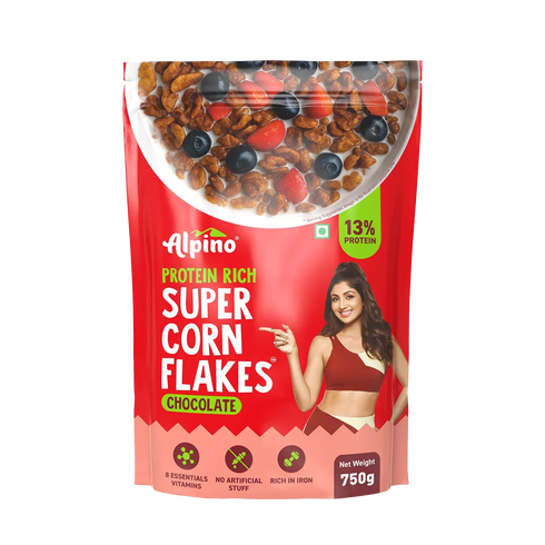 Alpino Protein Rich Super Corn Flakes Chocolate