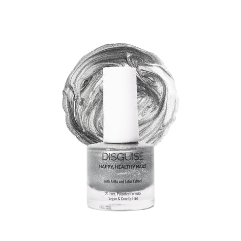 Disguise Happy Healthy Nail Polish Chrome Silver 140
