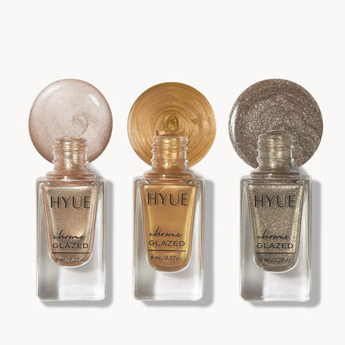 HYUE Metallic Combo | Chrome Glazed Nail Paint