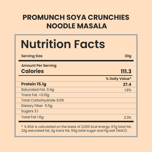 PROMUNCH Noodle Masala Soya Crunchies