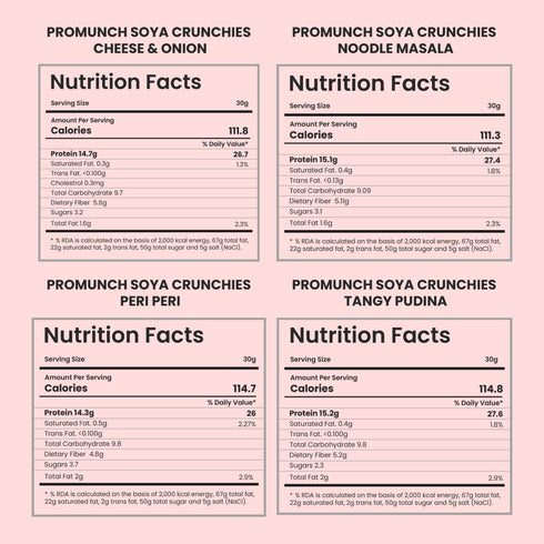 PROMUNCH Variety Pack Protein Crunchies