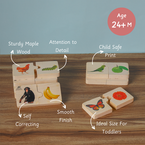 Ariro Toys Chunky puzzle- Feed The Animals(16 Chunks)