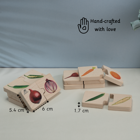 Ariro Toys Chunky puzzle-Vegetables (16 Chunks)