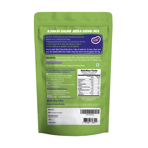 Early Foods Ajwain Saunf Jeera Drink Mix