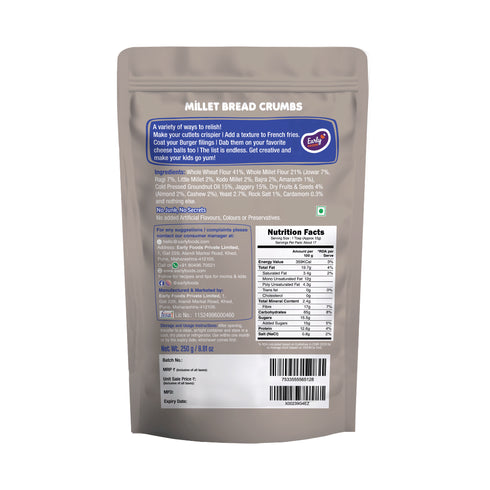 Early Foods Millet Bread Crumbs