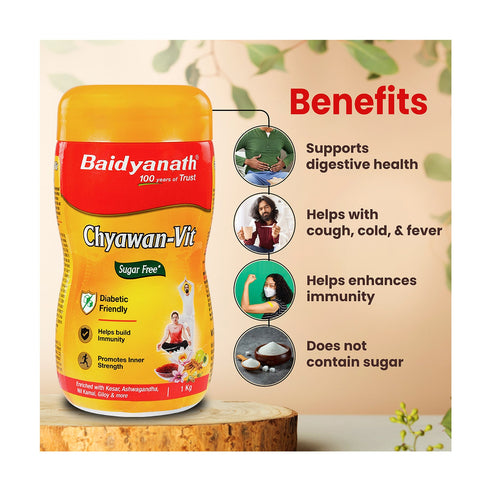 Baidyanath Vansaar Sugarfree Chyawan Vit
