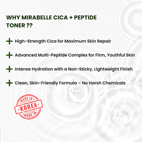 Mirabelle Korea Cica Peptide Intensive Toner