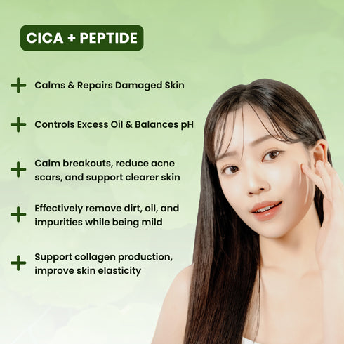 Mirabelle Korea Cica Peptide Intensive Face Wash