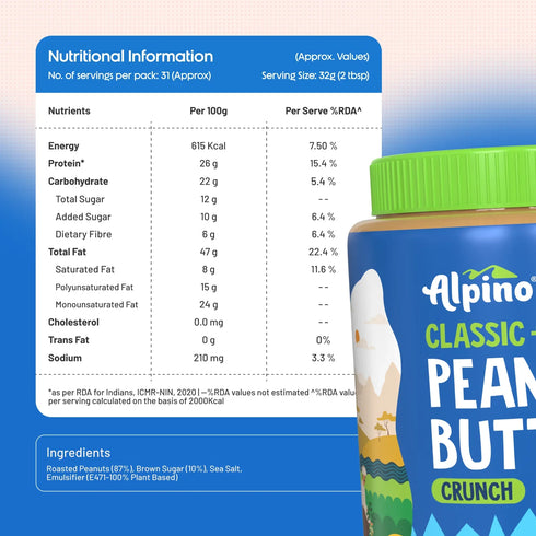 Alpino Classic+ Peanut Butter Crunch
