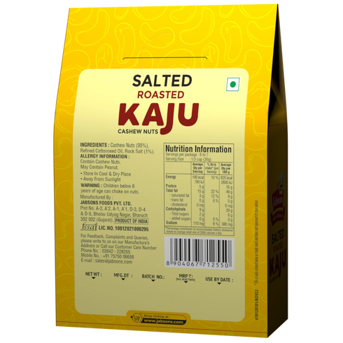 Jabsons Foods Classic Salted Cashew