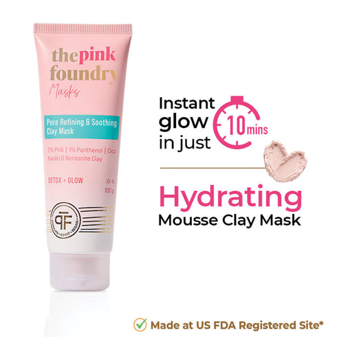 The Pink Foundry Pore Refining & Soothing Clay Mask