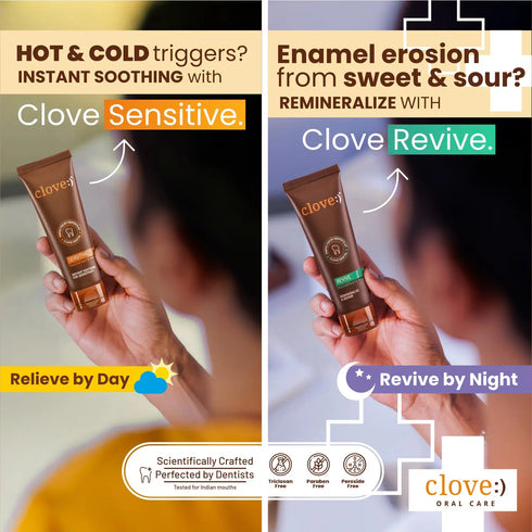 Clove Oral Care Anti-Sensitivity & Remineralize Combo