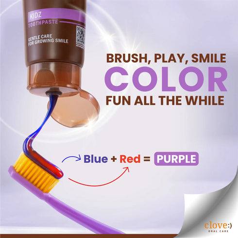 Clove Oral Care Kidz Toothpaste & Get Free Sensitive Sachet Sample