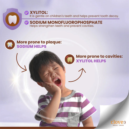 Clove Oral Care Kidz Toothpaste & Get Free Sensitive Sachet Sample