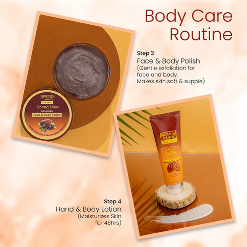 Bryan & Candy Cocoa Shea Bath Tub Essentials