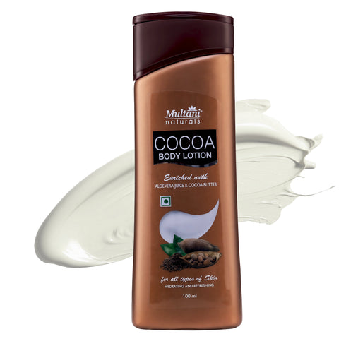 Multani Pharmaceuticals Limited Multani Naturals Cocoa Body Lotion Combo Long Lasting Nourishment Hydrating & Refreshing Skin With Aloevera Juice & Cocoa Butter Suitable for All Skin Type
