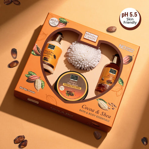 Bryan & Candy Cocoa shea Body Care Heart Collection