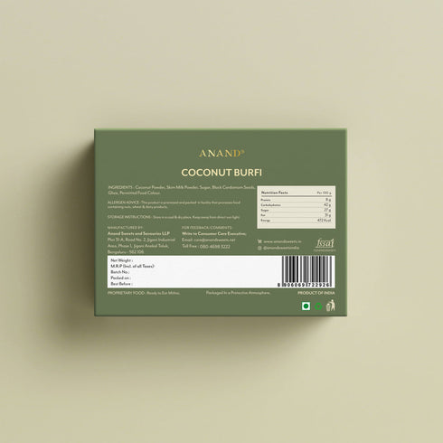 Anand Sweets Coconut Burfi
