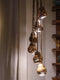 The India Craft House Coconut Craft Hanging Tier Lamp