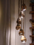 The India Craft House Coconut Craft Hanging Tier Lamp
